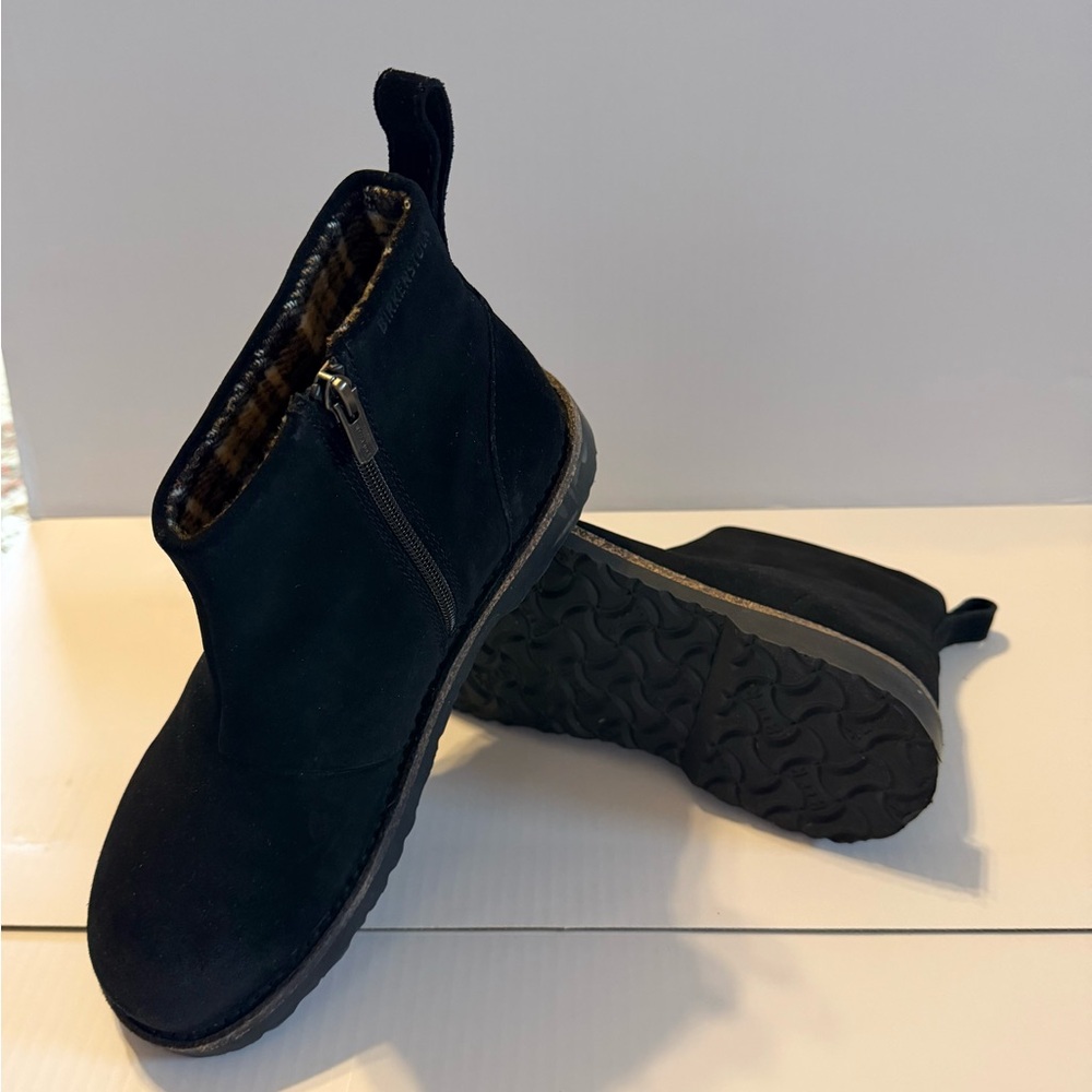 Birkenstock Black Suede Footwear